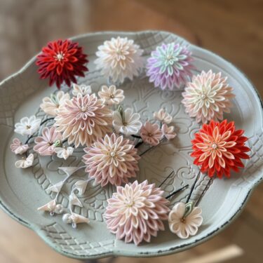 つまみ細工講座】お正月飾り｜【つまみ細工】一般社団法人TSUMAMIZAIKU